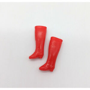 Vintage Topper Dawn #723 Mad About Plaid Red Boots Has Stain